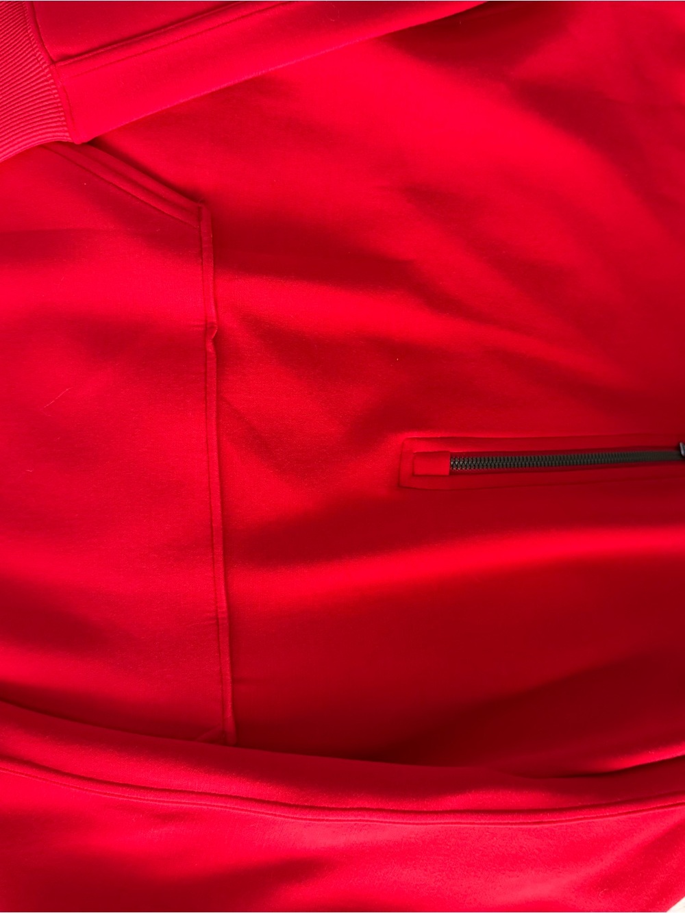 NWT SPANX Air Essentials Half Zip Red Active Jacket